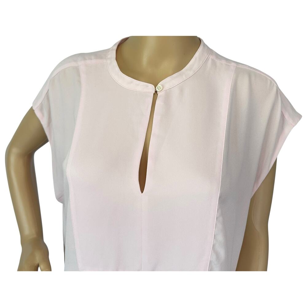 J. Crew 365 Drapey Cap Sleeve Top Pink H8094 Size XL - Picture 7 of 12